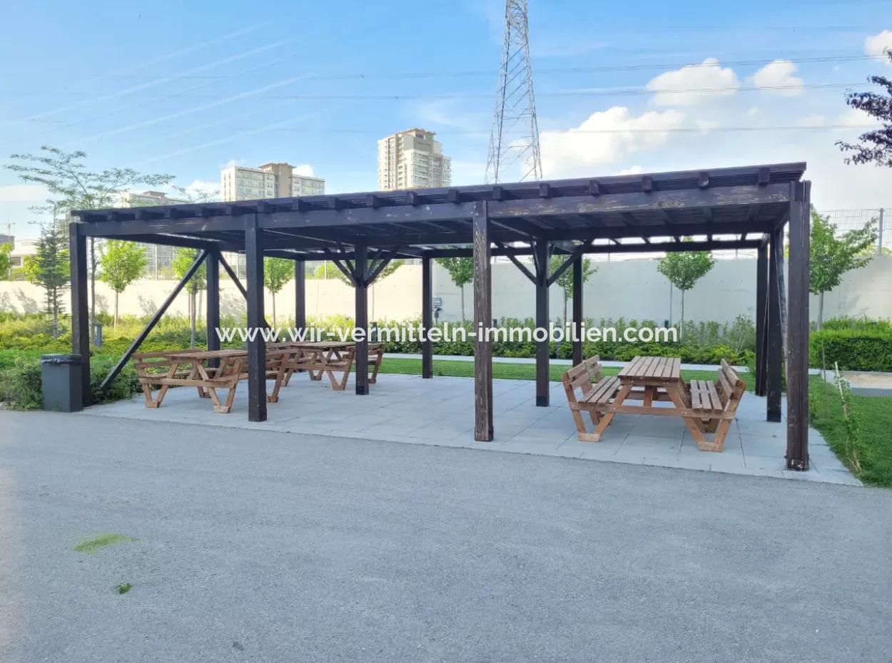 3+1 130 M² 1. Stock Parkblick Südfront Wohnung Zum Verkauf In Beytepe İncek Bulvar Loft Complex