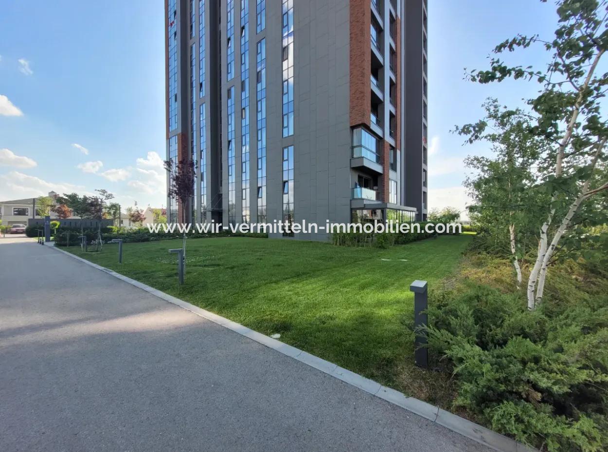 3+1 130 M² 1. Stock Parkblick Südfront Wohnung Zum Verkauf In Beytepe İncek Bulvar Loft Complex