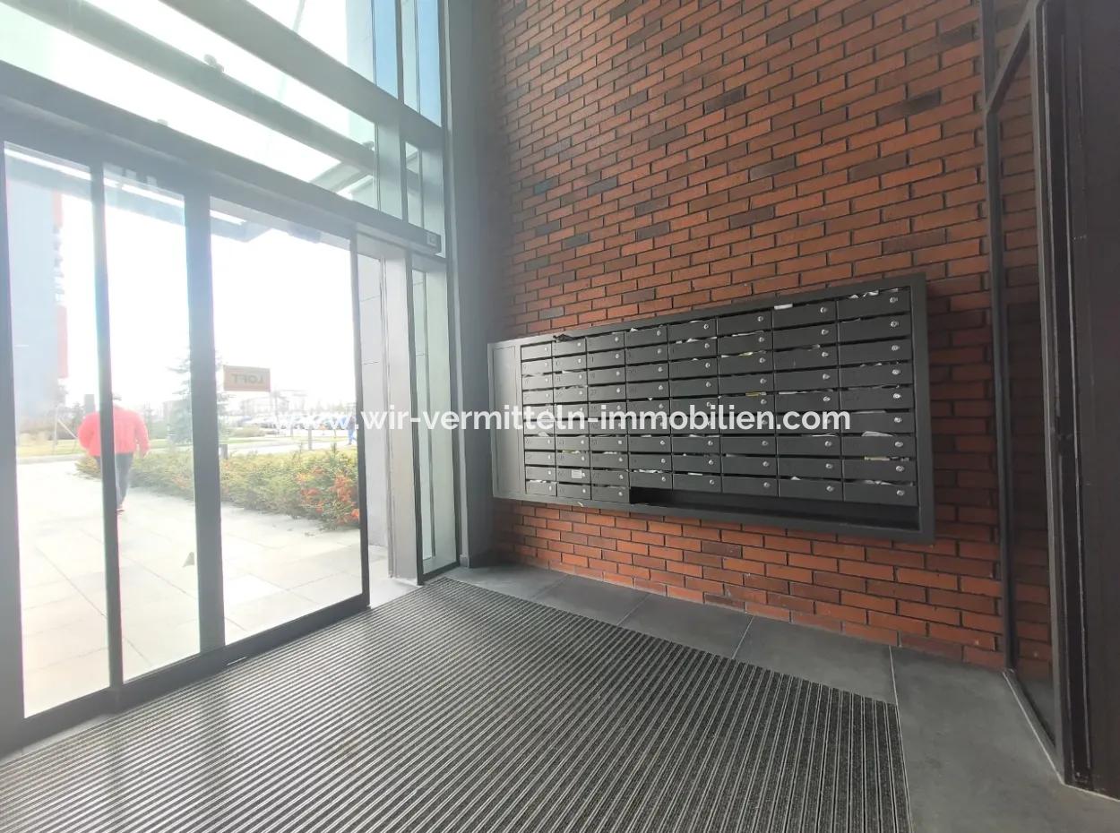 Beytepe İncek Bulvar Loft Zum Verkauf 1+1 55 M² Wohnung Im 17. Stock