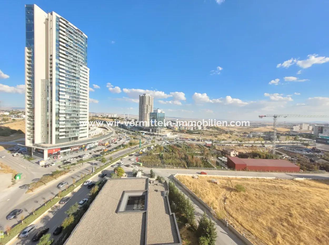 Beytepe İncek Bulvar Loft Zum Verkauf 1+1 46 M² Wohnung Mit Seeblick Im 9. Stock