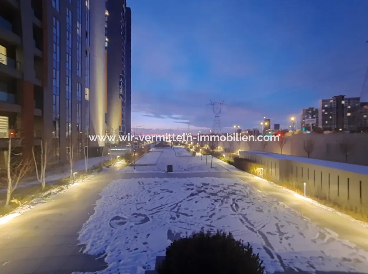 Beytepe İncek Bulvar Loft Zum Verkauf 1+1 46 M² Wohnung Mit Seeblick Im 9. Stock