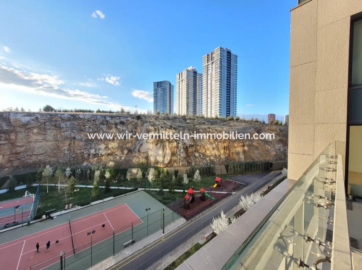 Golbasi - Ankara - Türkei Erstaunliche 1+1 Wohnung Mit Seeblick Zu Vermieten Mit Luxuriösen Annehmlichkeiten
