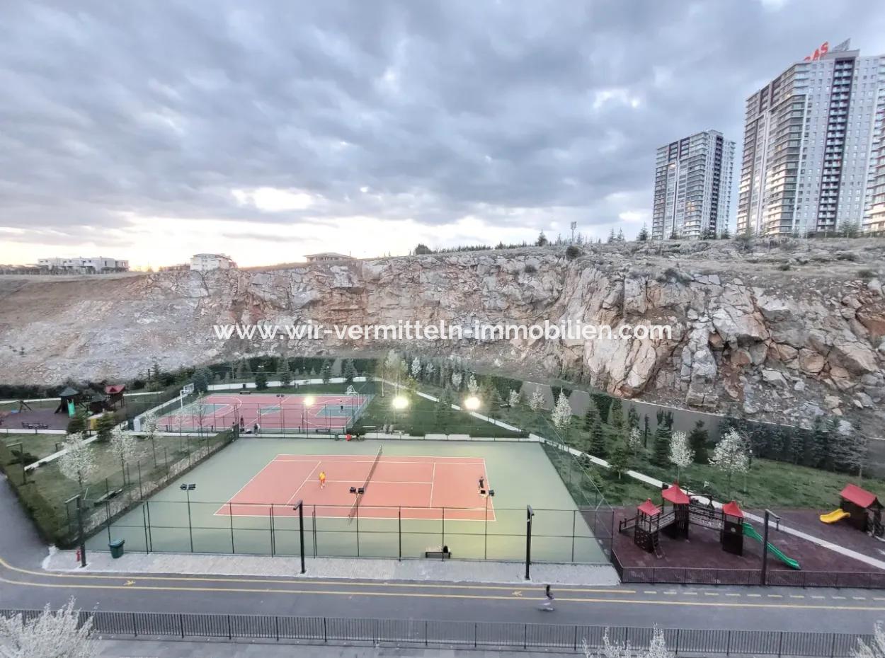 Golbasi - Ankara - Türkei Erstaunliche 1+1 Wohnung Mit Seeblick Zu Vermieten Mit Luxuriösen Annehmlichkeiten