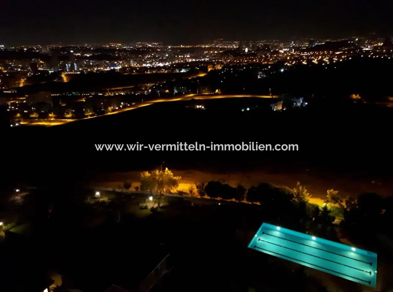 Exklusive Duplex In Türkei Ankara Beytepe Mit Atemberaubendem Panoramablick Zu Verkaufen!