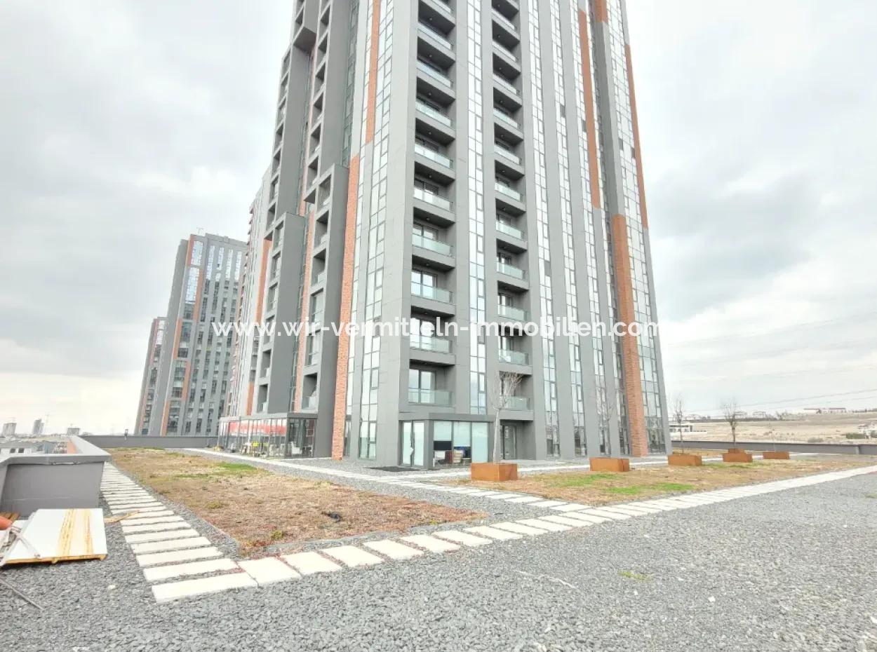 3+1 110 M² Wohnung Im 21. Stock Mit Blick Auf Den Boulevard Zum Verkauf Im Loft-Komplex Beytepe İncek Bulvar