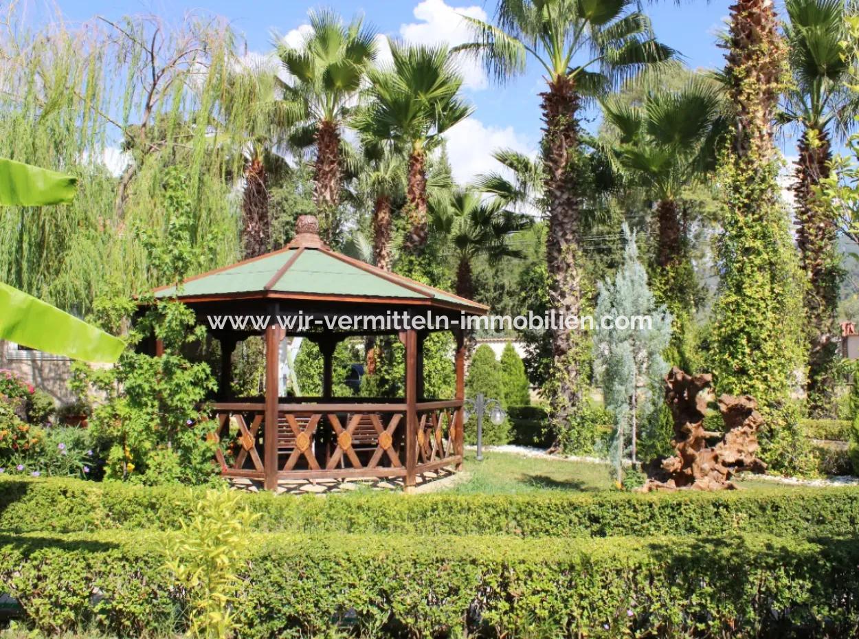 Luxusvilla Mit Pool In 1458 M² Grundstück Zum Verkauf In Köyceğiz , Muğla, Türkei