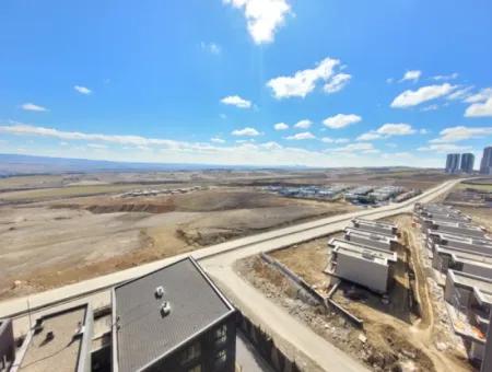 Leeres İncek Loft 1+1  Wohnung Im 11. Stock Mit Seeblick Zu Vermieten