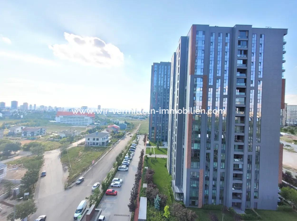 3+1 130 M² 9St Floor Park View South Front Apartment For Sale In Beytepe İncek Bulvar Loft Complex
