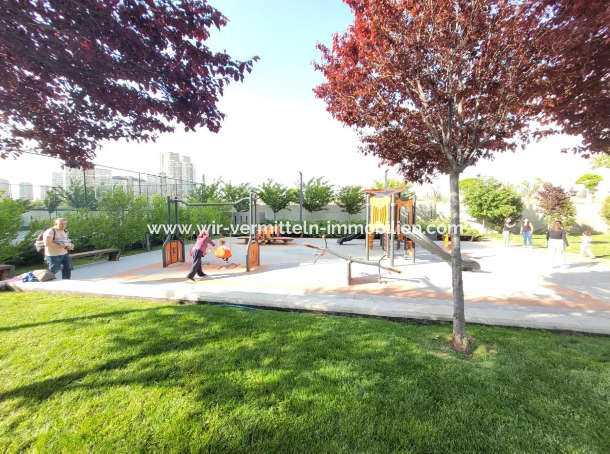 3+1 130 M² 23St Floor Park View South Front Apartment For Sale In Beytepe İncek Bulvar Loft Complex