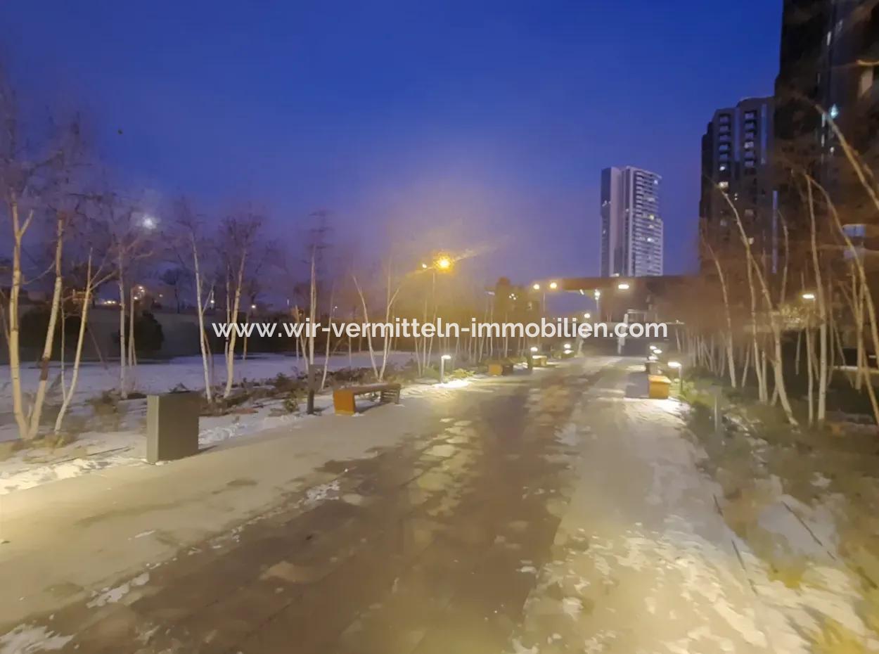 3+1 130 M² 1St Floor Park View South Front Apartment For Sale In Beytepe İncek Bulvar Loft Complex