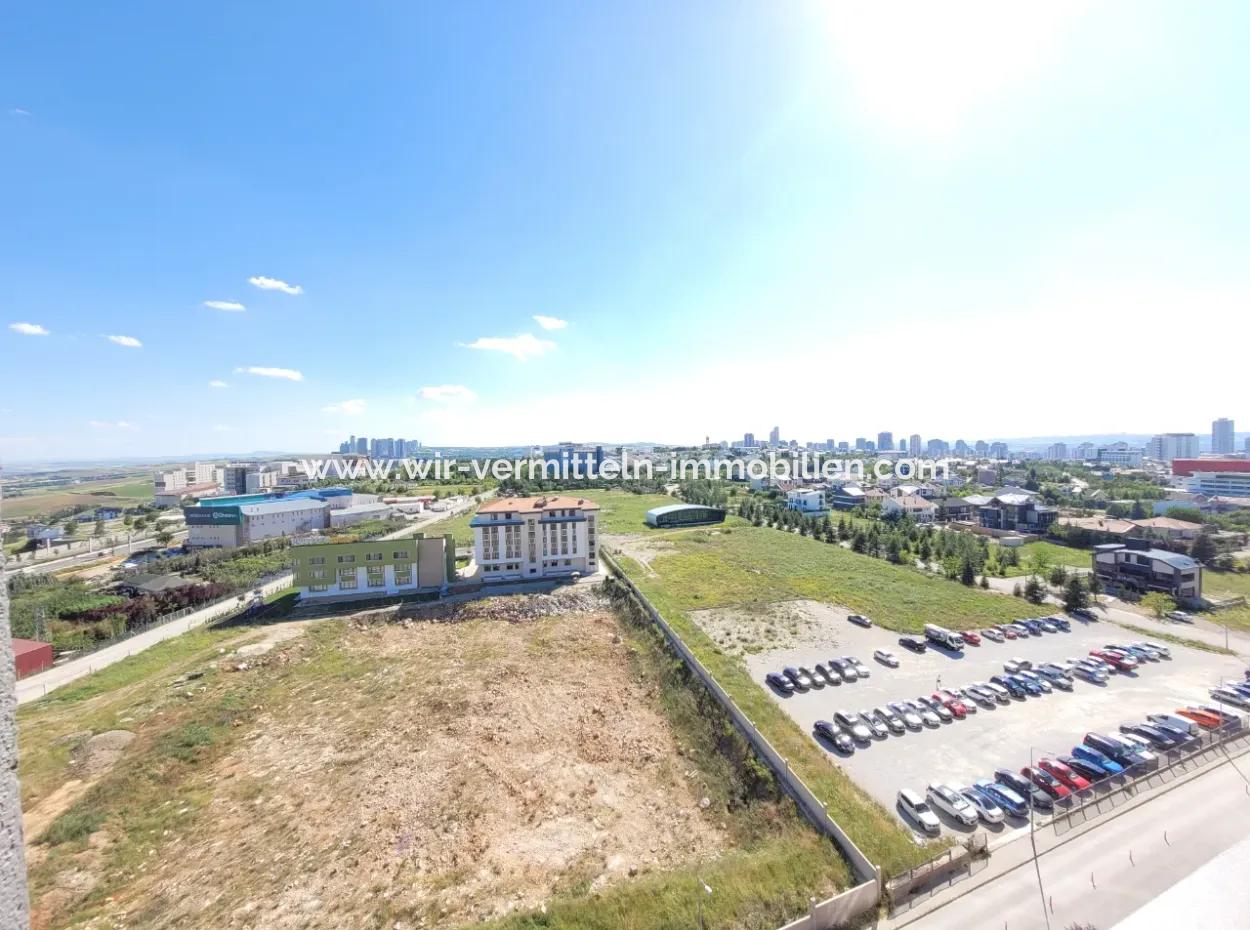 3+1 110M² 8Th Floor Boulevard View Apartment For Sale In Beytepe İncek Bulvar Loft Complex