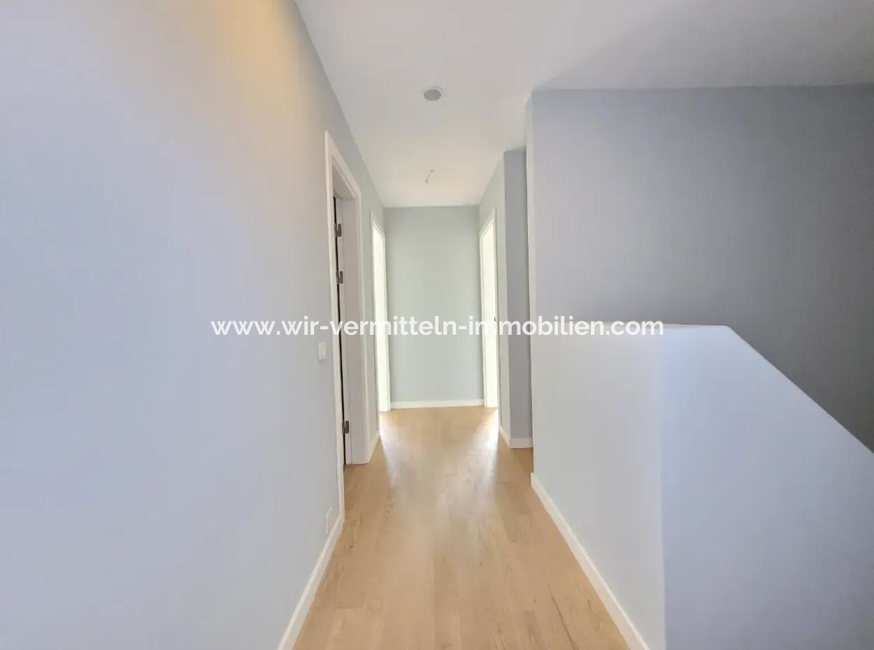 Empty İncek Loft 3+1 Garden Duplex Landscape View Apartment For Sale In Gölbaşı - Ankara -Turkey