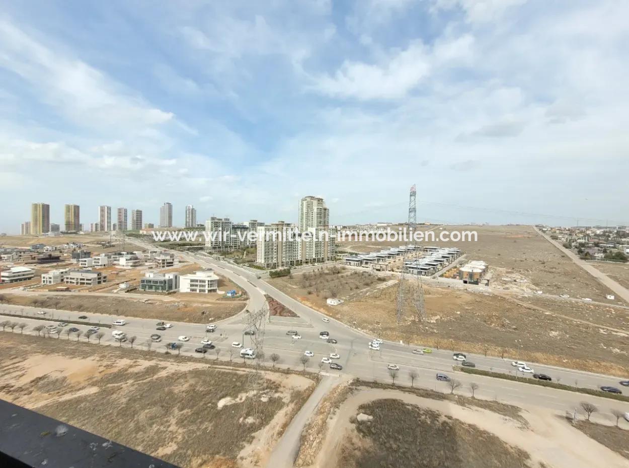 Beytepe İncek Bulvar Loft For Sale 1+1 55 M² 17Th Floor Apartment