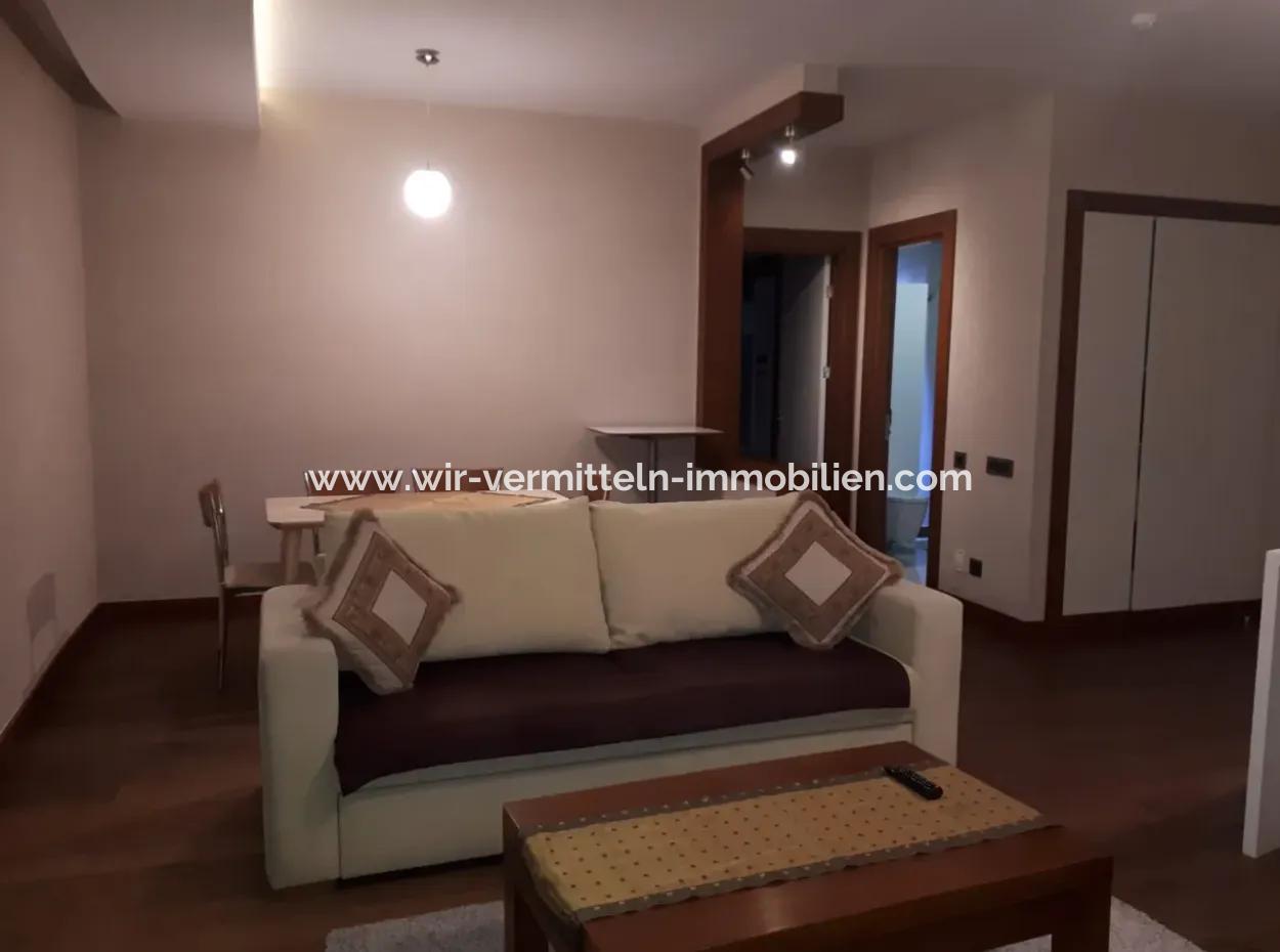Empty Luxury Furnished İncek Prestige 1+1 62 M² 15Th Floor Apartment For Sale
