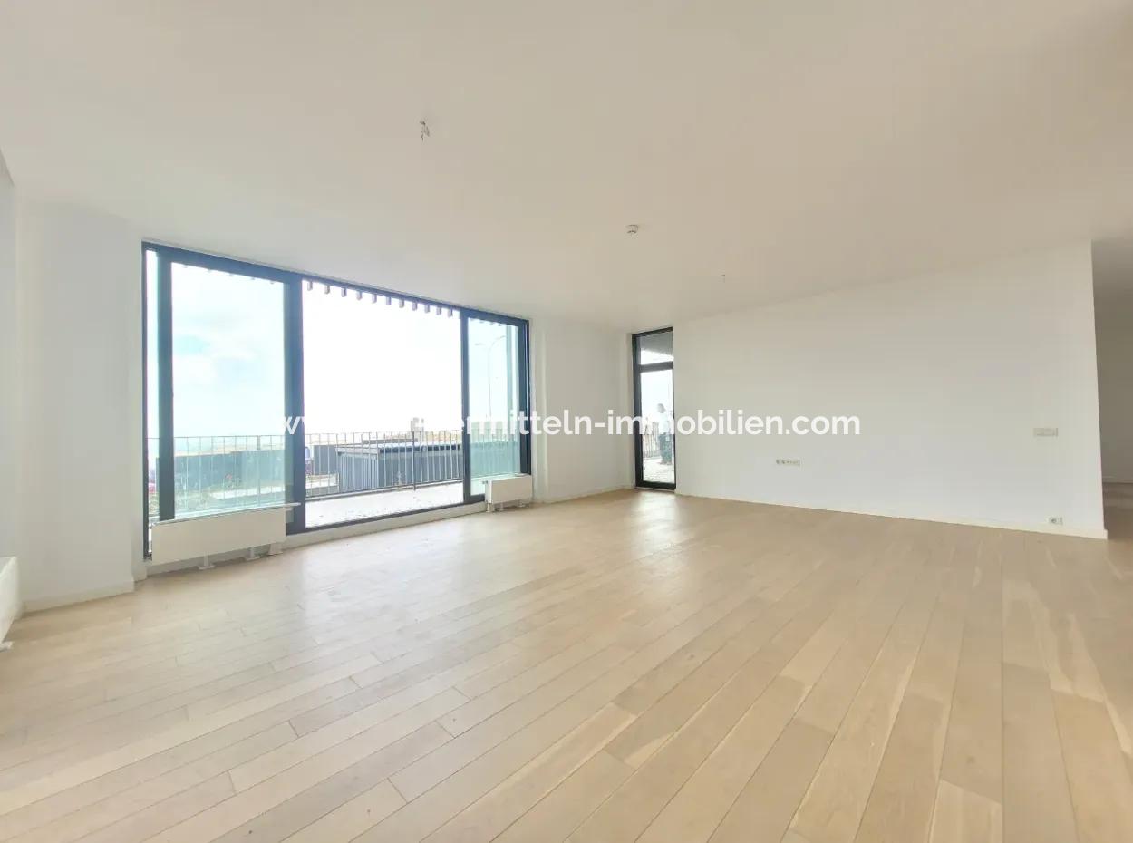Empty İncek Loft For Sale Terrace 4+1 Mogan View 146 M² 1St Floor Apartment
