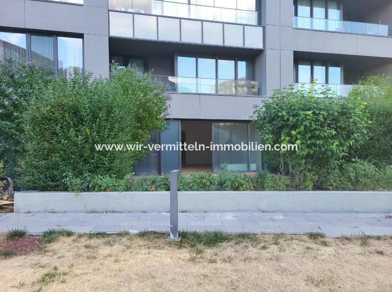 İncek Loft Suitable For Credit For Sale 2,5+1 Ground Floor Flat With Landscape View 2 Gardens