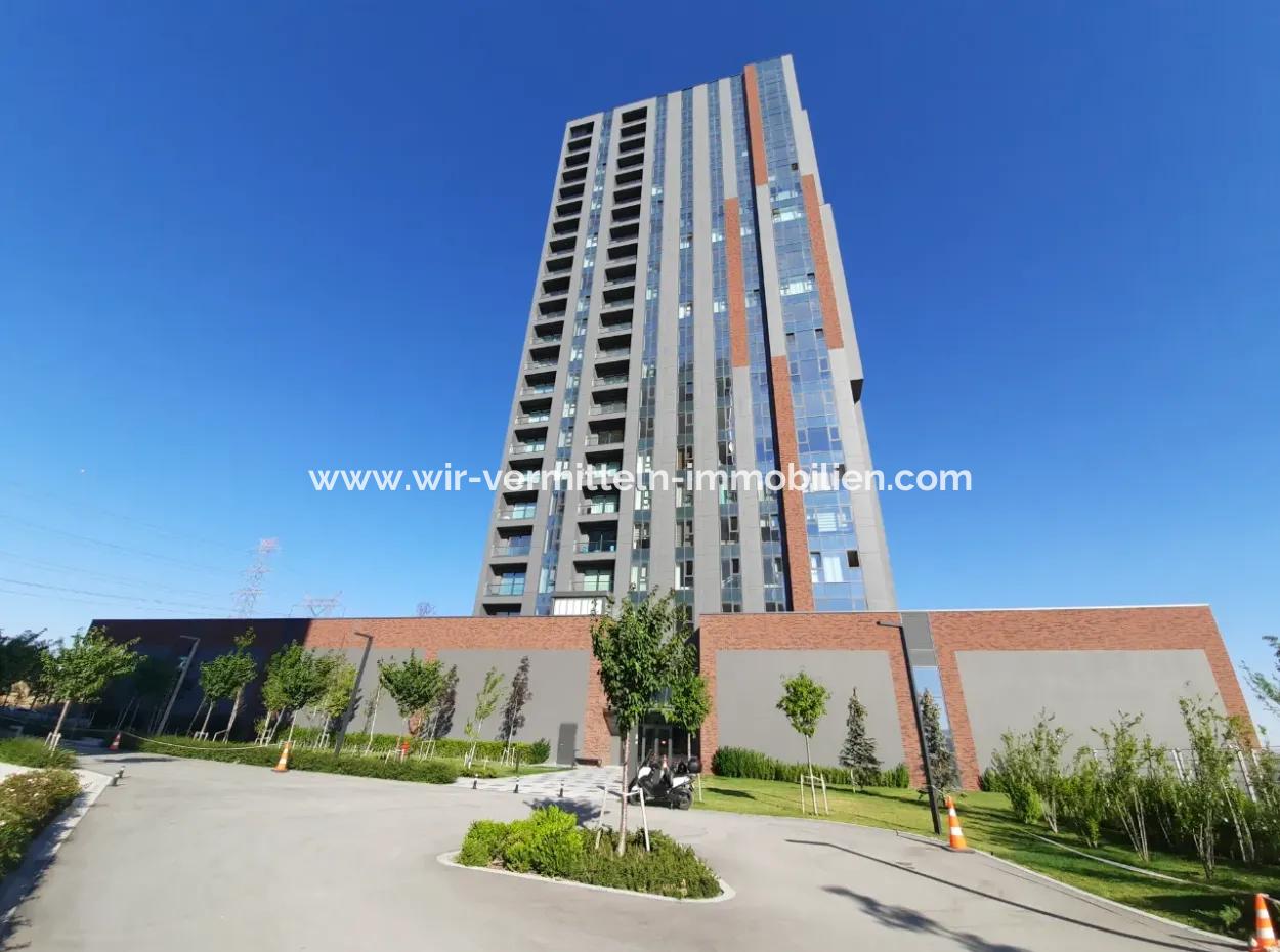 3+1 110 M² 20Th Floor Boulevard View Apartment For Sale In Beytepe İncek Bulvar Loft Complex