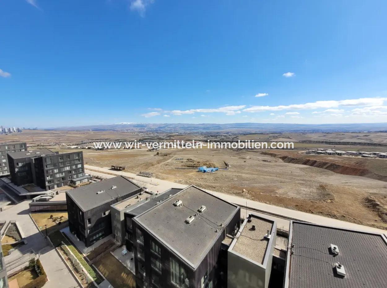 Boş İncek Loft Kiralık  1+1 Göl Manzaralı 11.Kat Daire