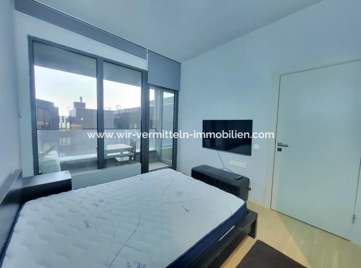 Eşyalı İncek Loft Kiralık  1+1 Şehir Manzaralı 2.Kat Daire
