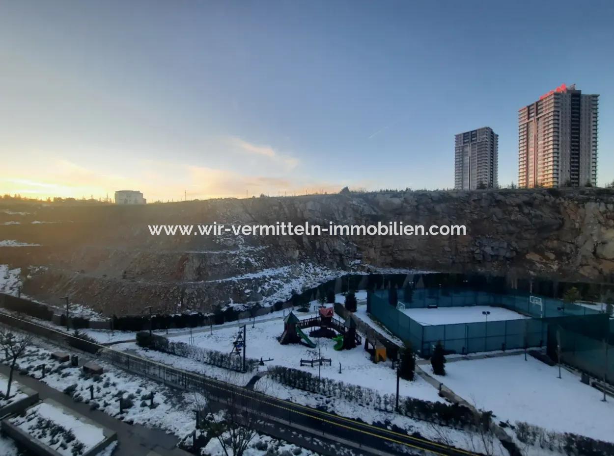 Krediye Uygun İncek Loft Satılık  2+1 Dubleks Şehir Manzaralı 2.Kat Daire