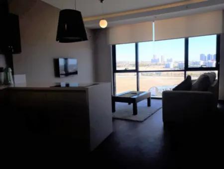 Lüks Eşyalı  İncek Prestij Satılık  1+1 62 M² 15.Kat Daire